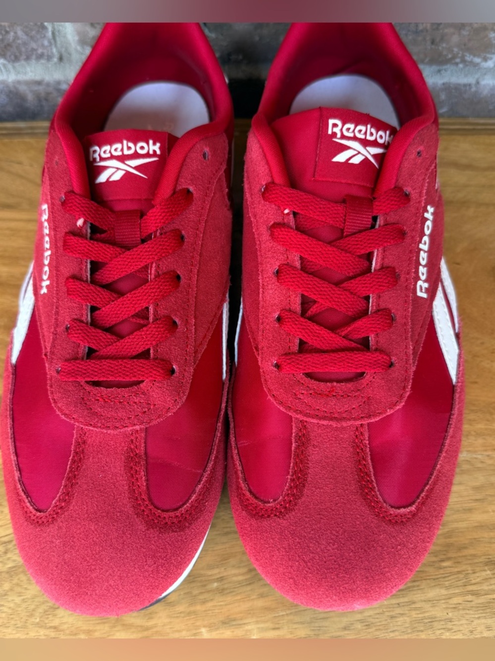 Reebok Red Low-Top Sneakers